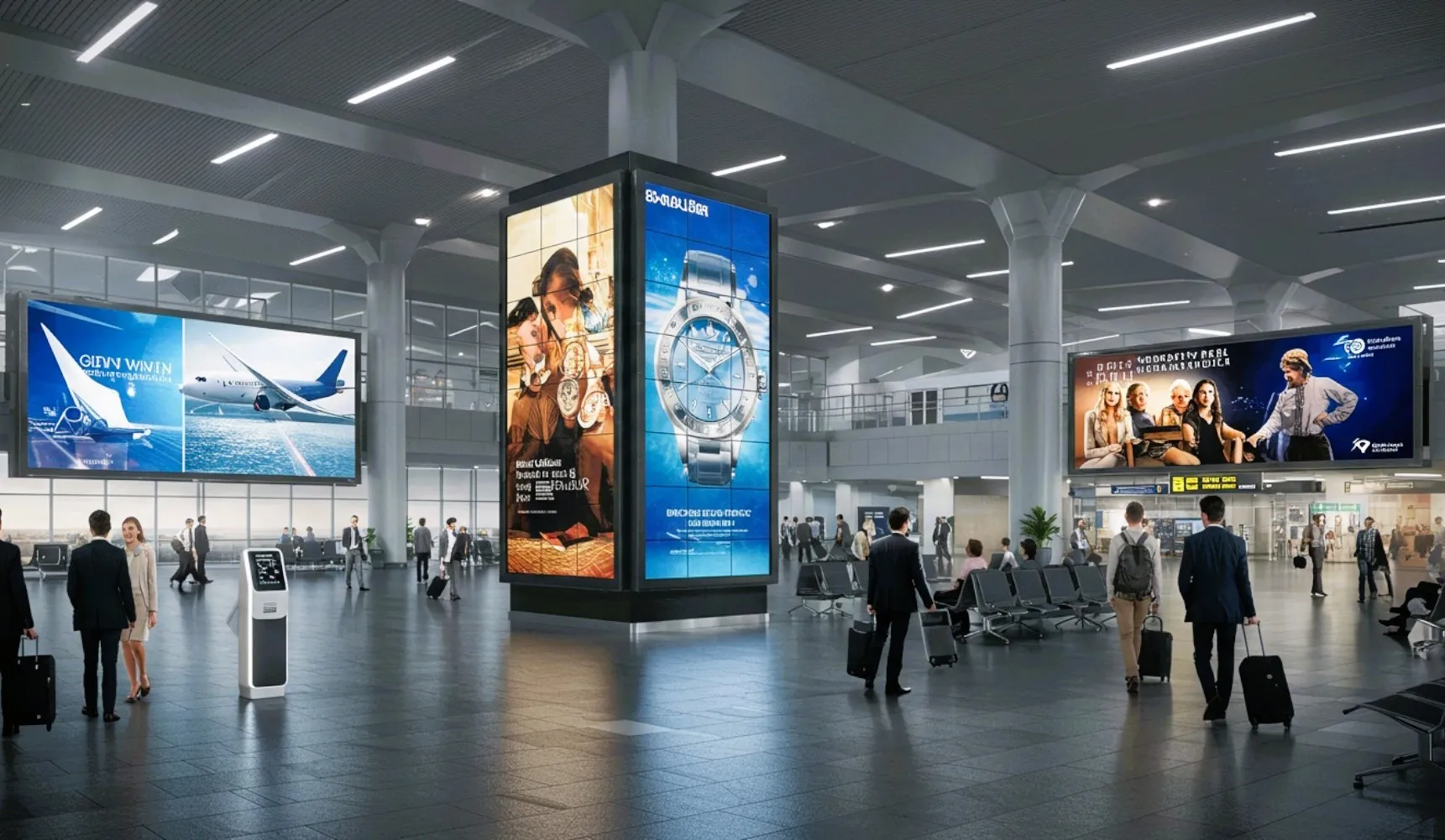 Dijital Açık Hava Reklamları 11 Havaalani Dijital Reklam Alanlari