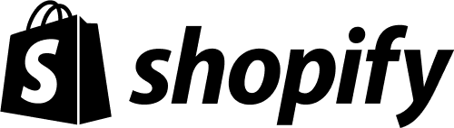 Shopify Development 3 Shopify Logo Monotone Black PNG