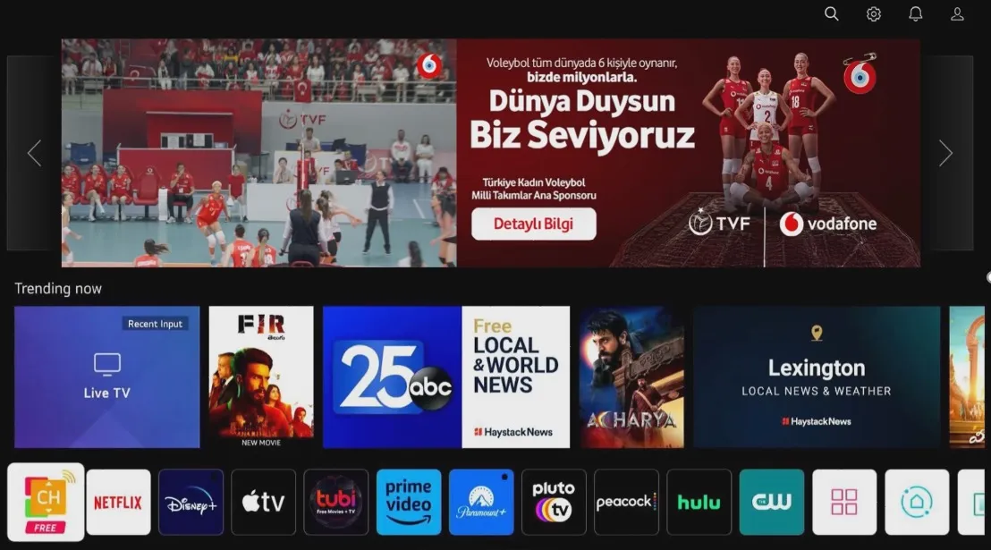 Advanced TV Advertising Solutions 9 lg homescreen
